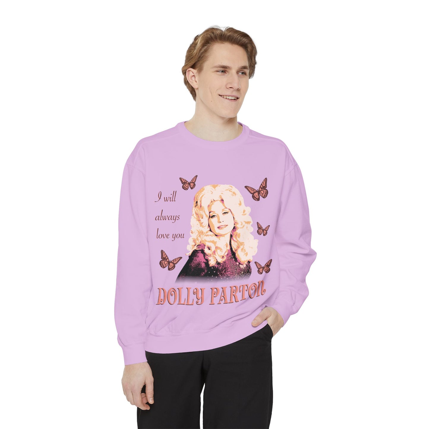 Dolly Parton Butterfly Crewneck