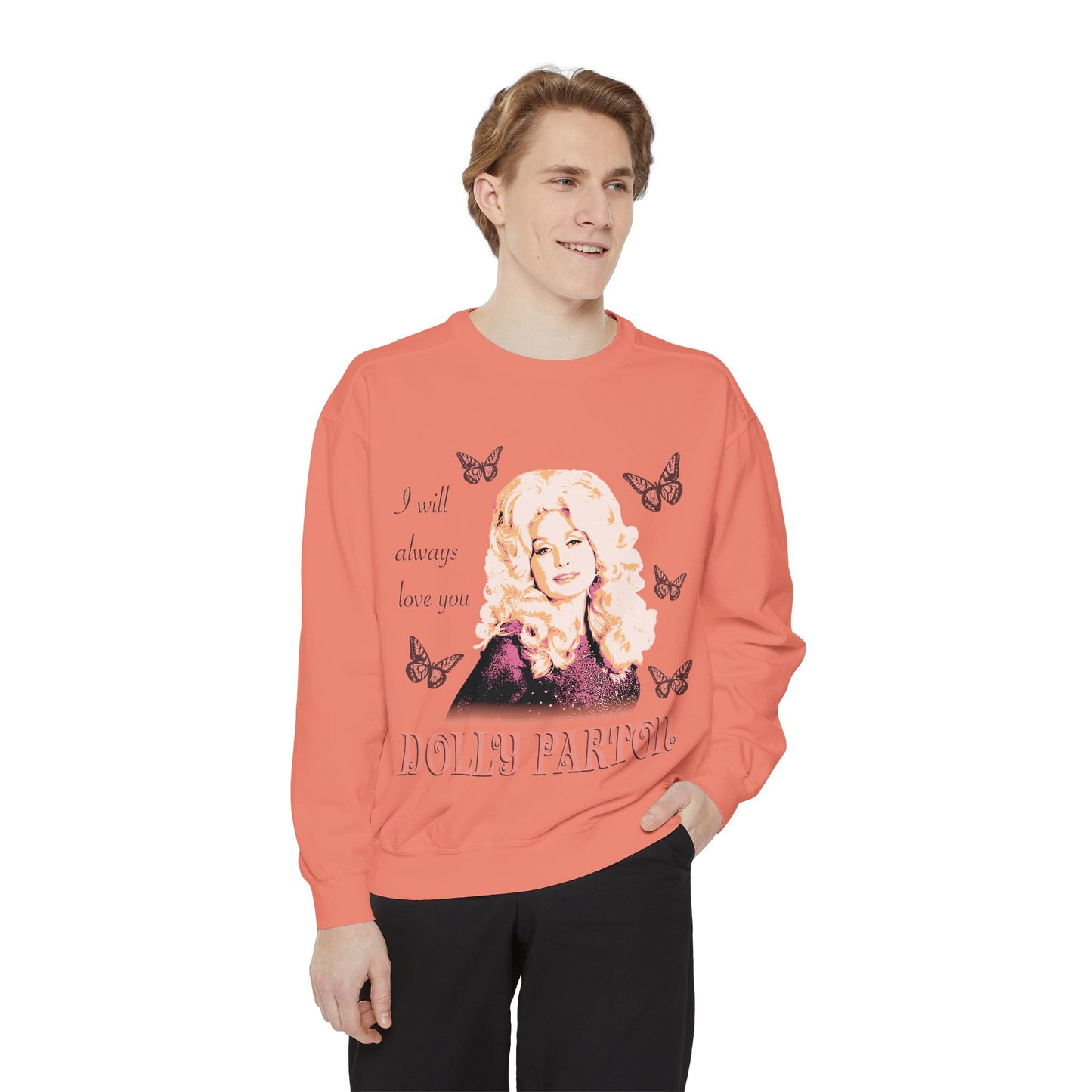 Dolly Parton Butterfly Crewneck