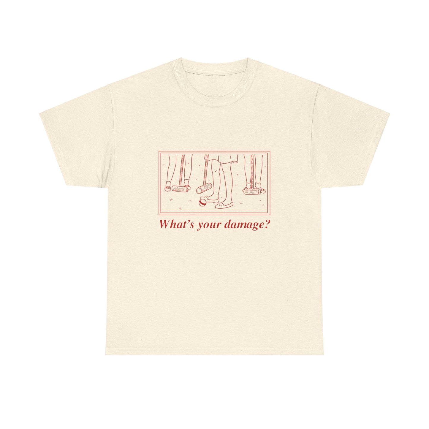 Heathers T-shirt - Red Font