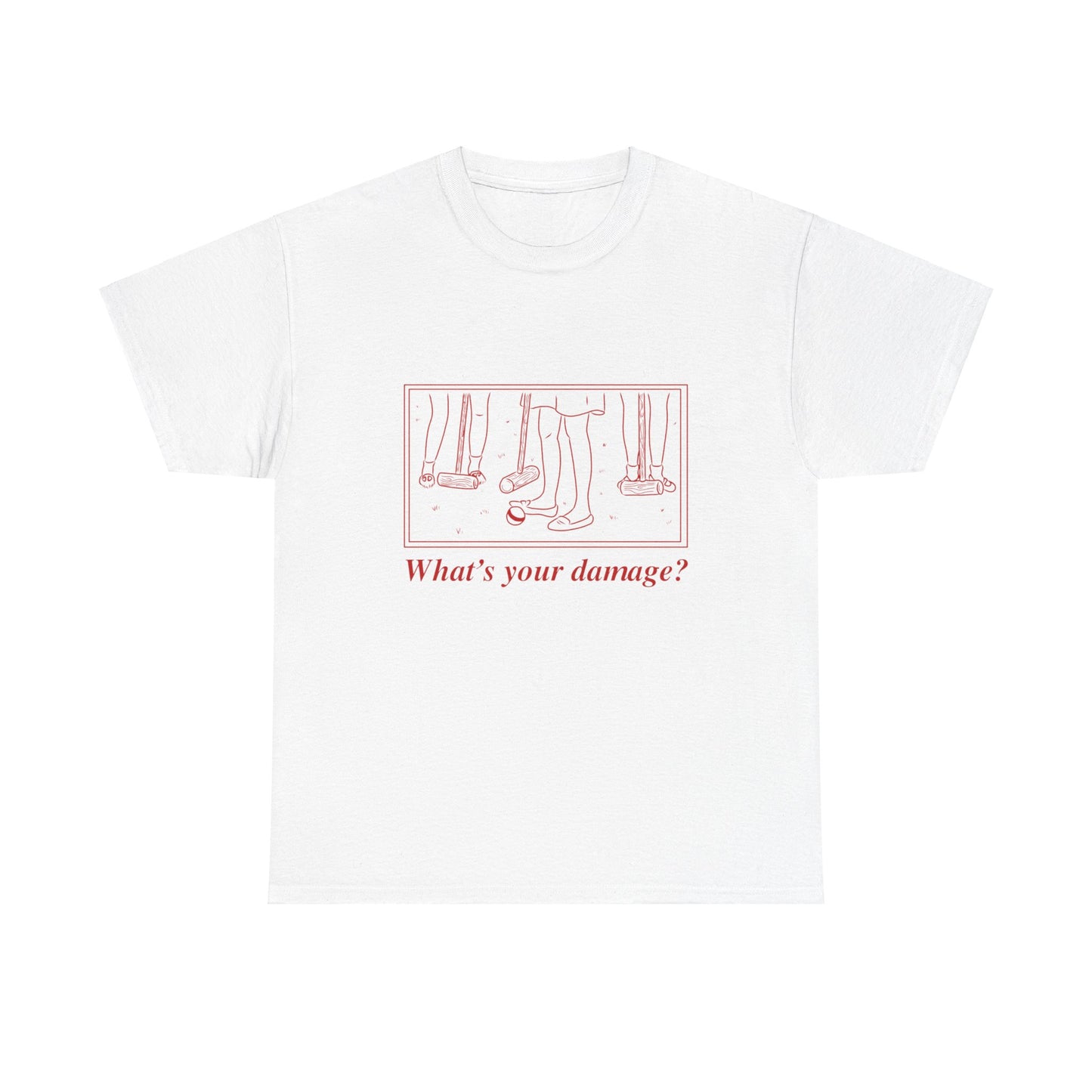 Heathers T-shirt - Red Font