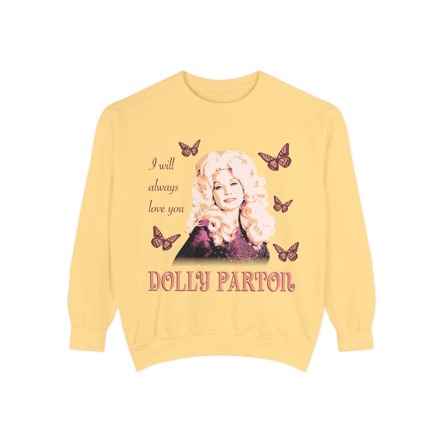 Dolly Parton Butterfly Crewneck