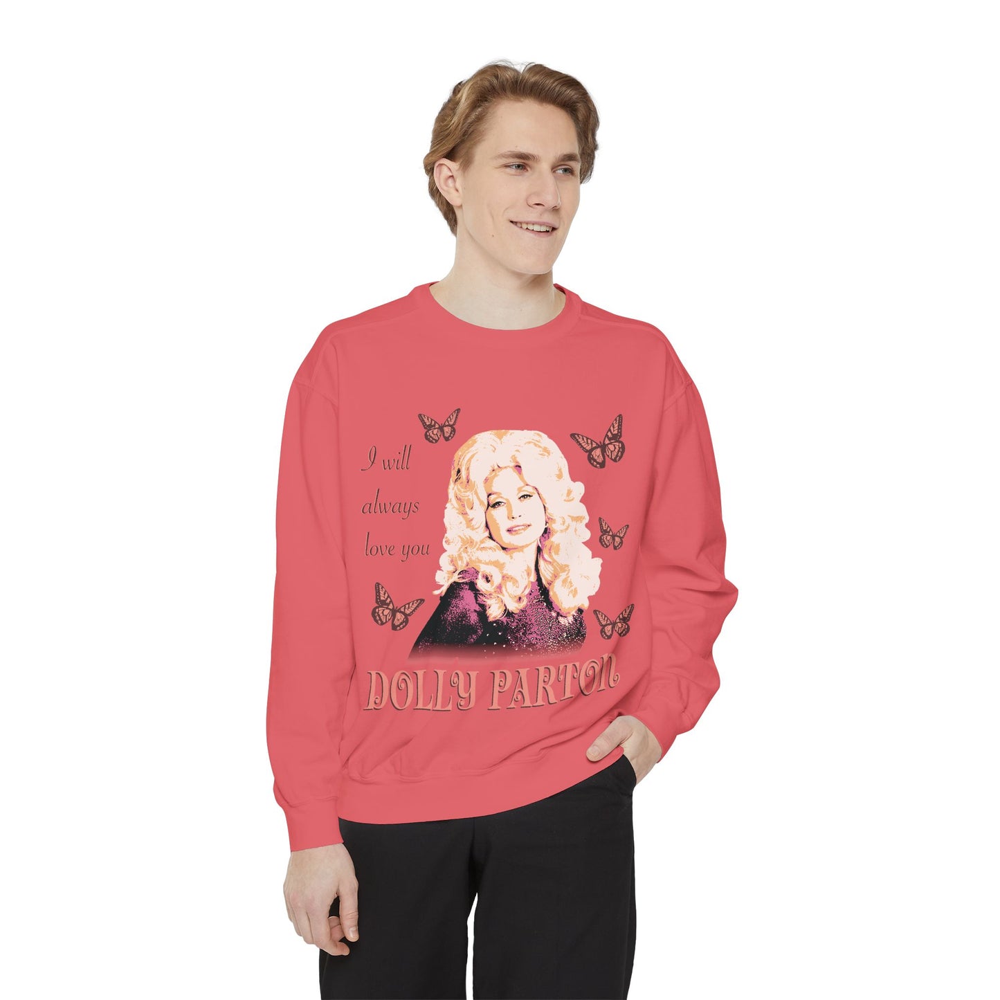 Dolly Parton Butterfly Crewneck