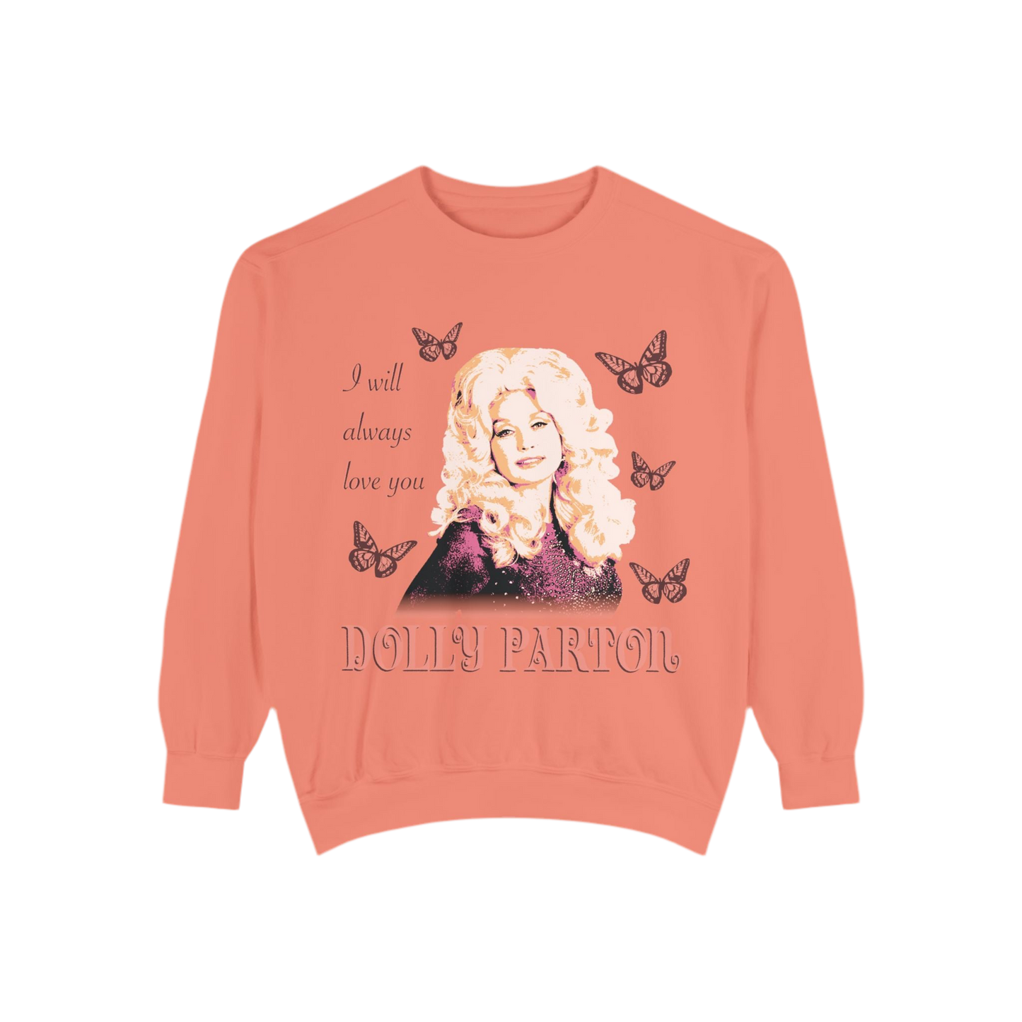 Dolly Parton Butterfly Crewneck