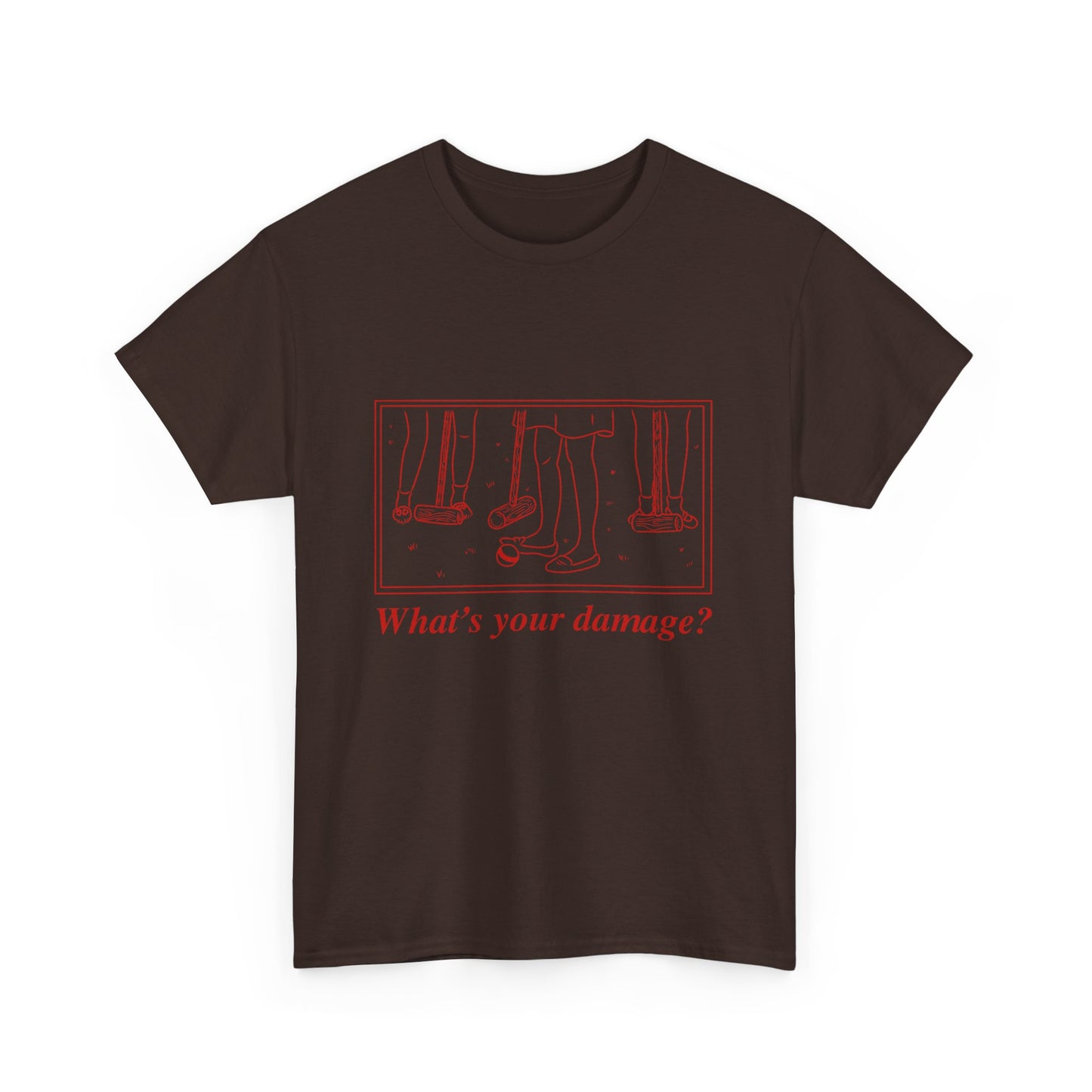 Heathers T-shirt - Red Font