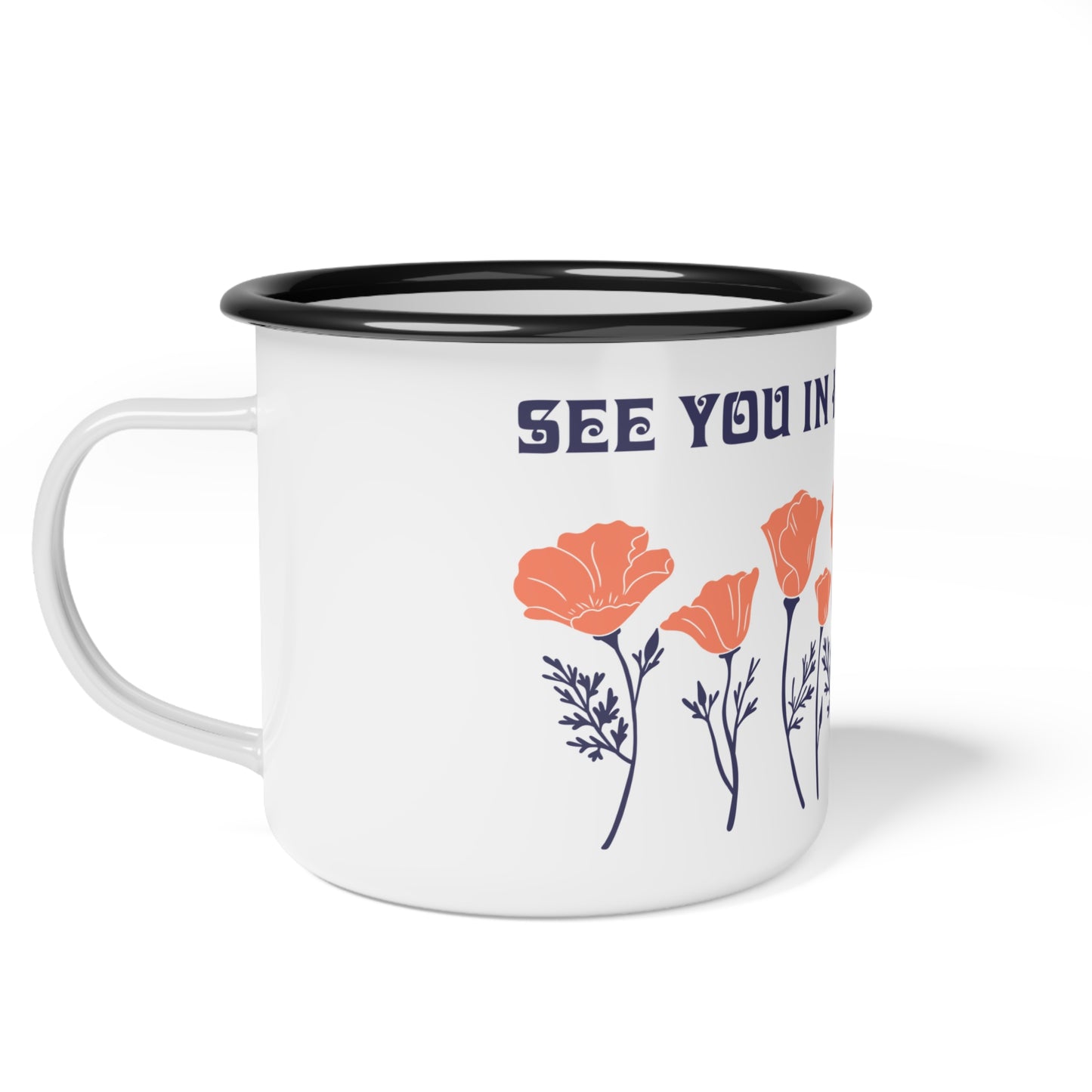 See You In Hell Enamel Mug