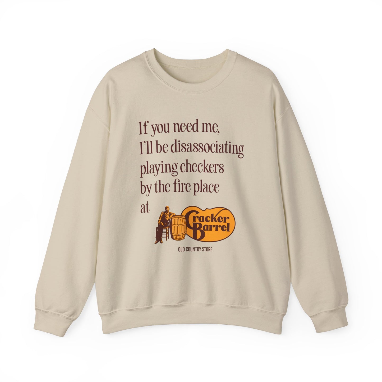 Cracker Barrel Sweatshirt - Sand