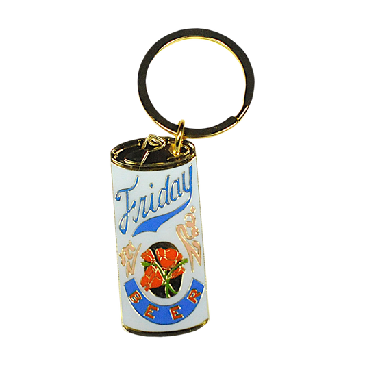 Friday Beer Keychain