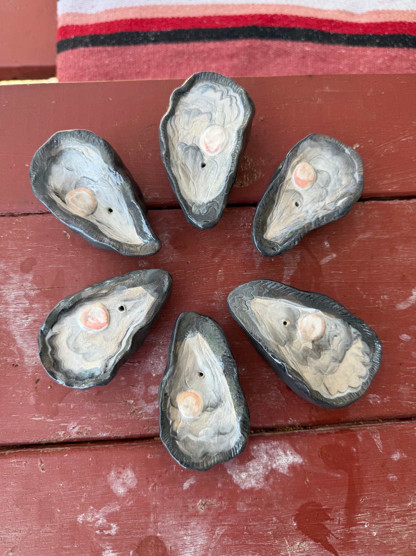 Ceramic Oyster Incense Holder