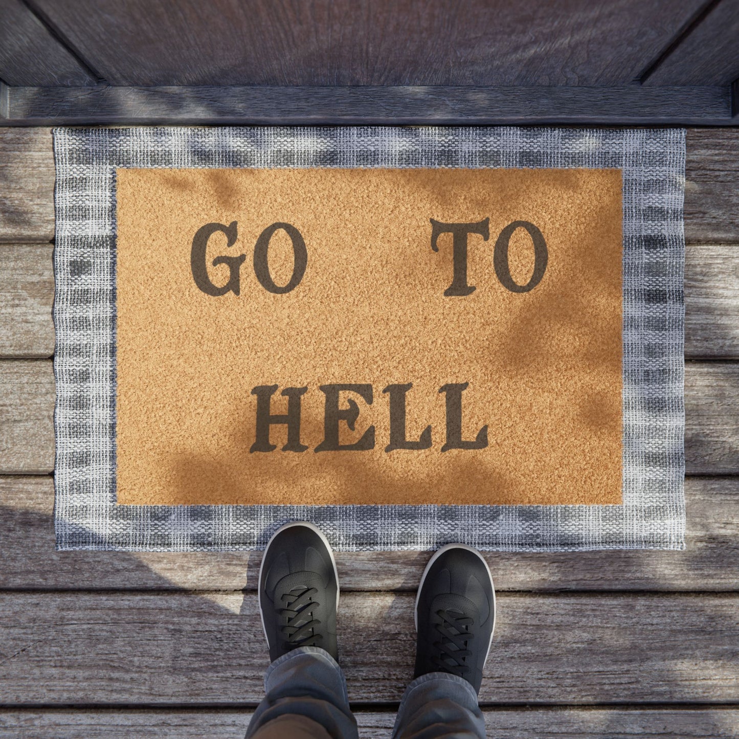 Go To Hell Doormat