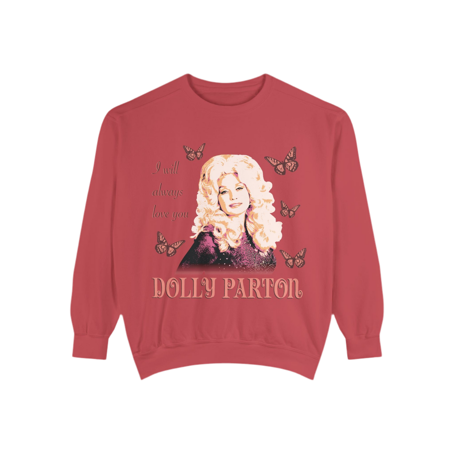 Dolly Parton Butterfly Crewneck