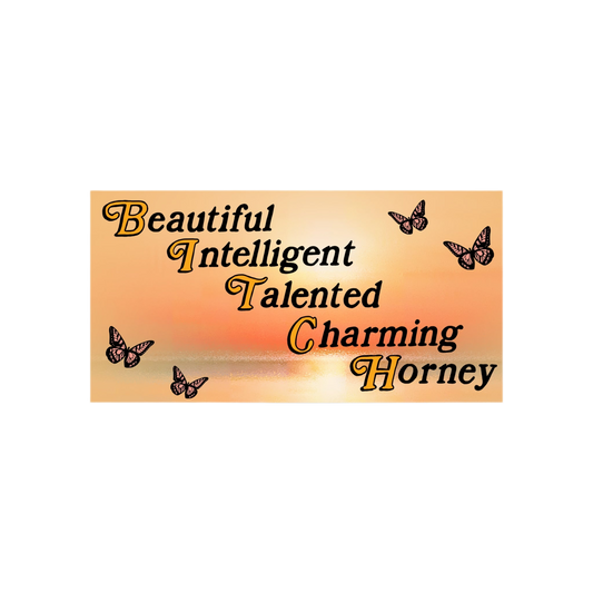 Horney Bumper Sticker