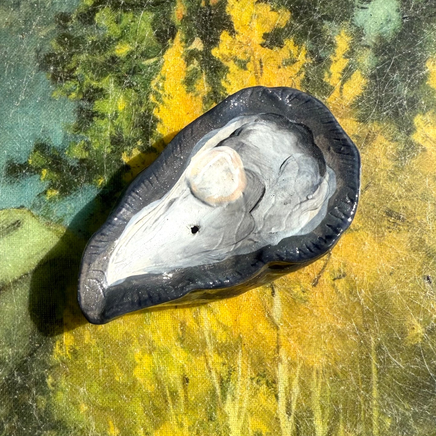 Ceramic Oyster Incense Holder