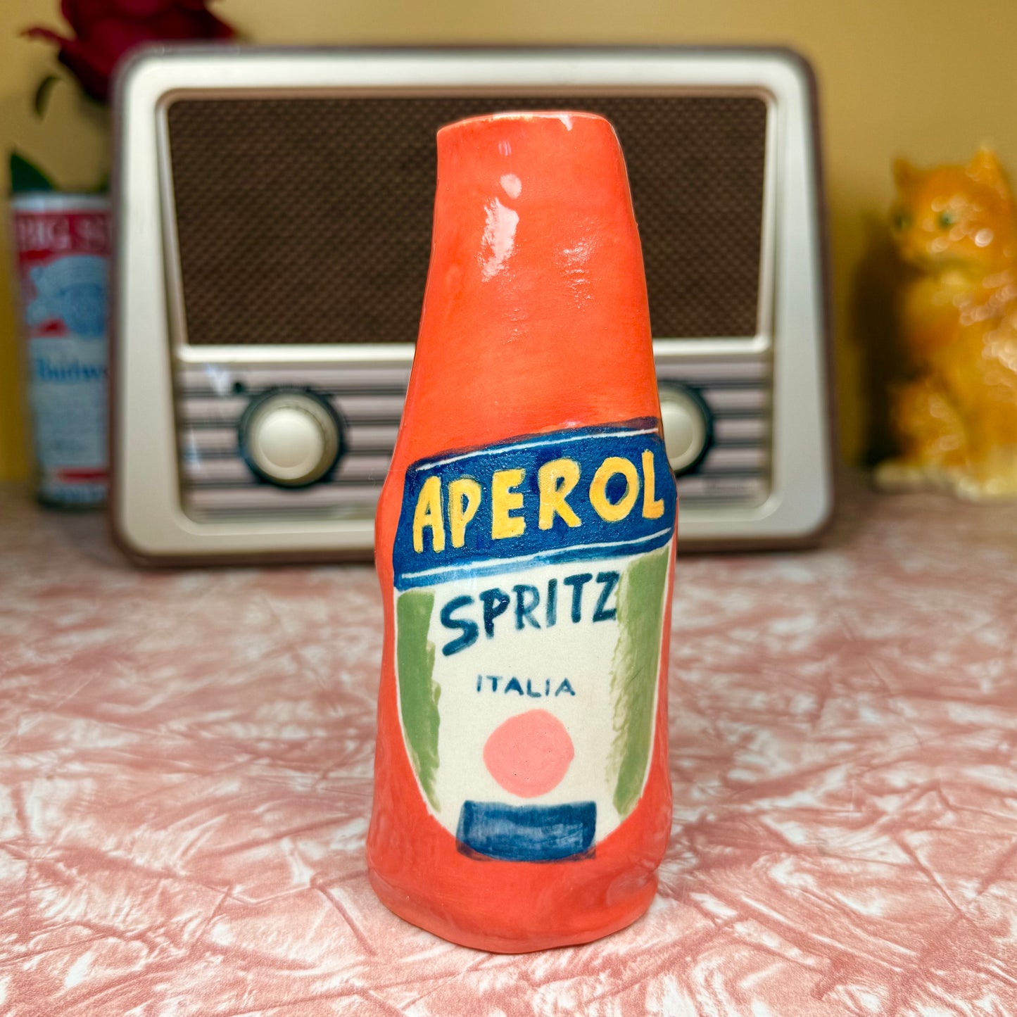 Ceramic Aperol Spritz Bottle