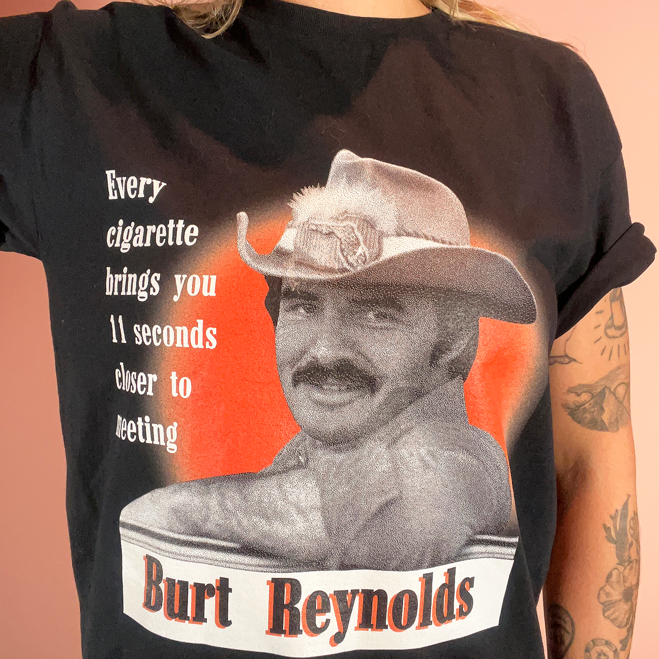 Burt Reynolds T-shirt - Black