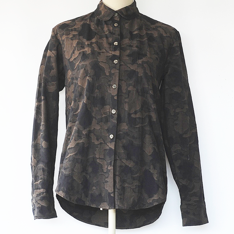 Tapestry Camo Collar Shirt