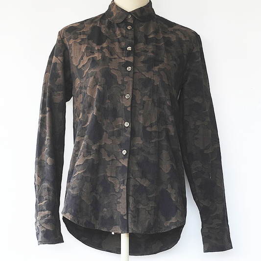 Tapestry Camo Collar Shirt