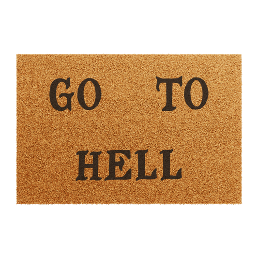 Go To Hell Doormat