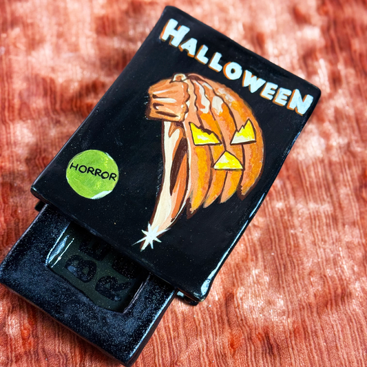 Ceramic Halloween VHS Box
