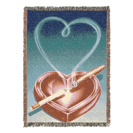 Heart Ashtray Blanket