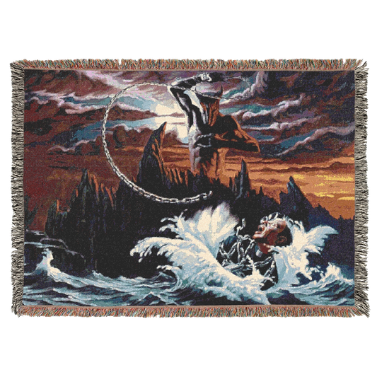 Holy Diver Woven Blanket