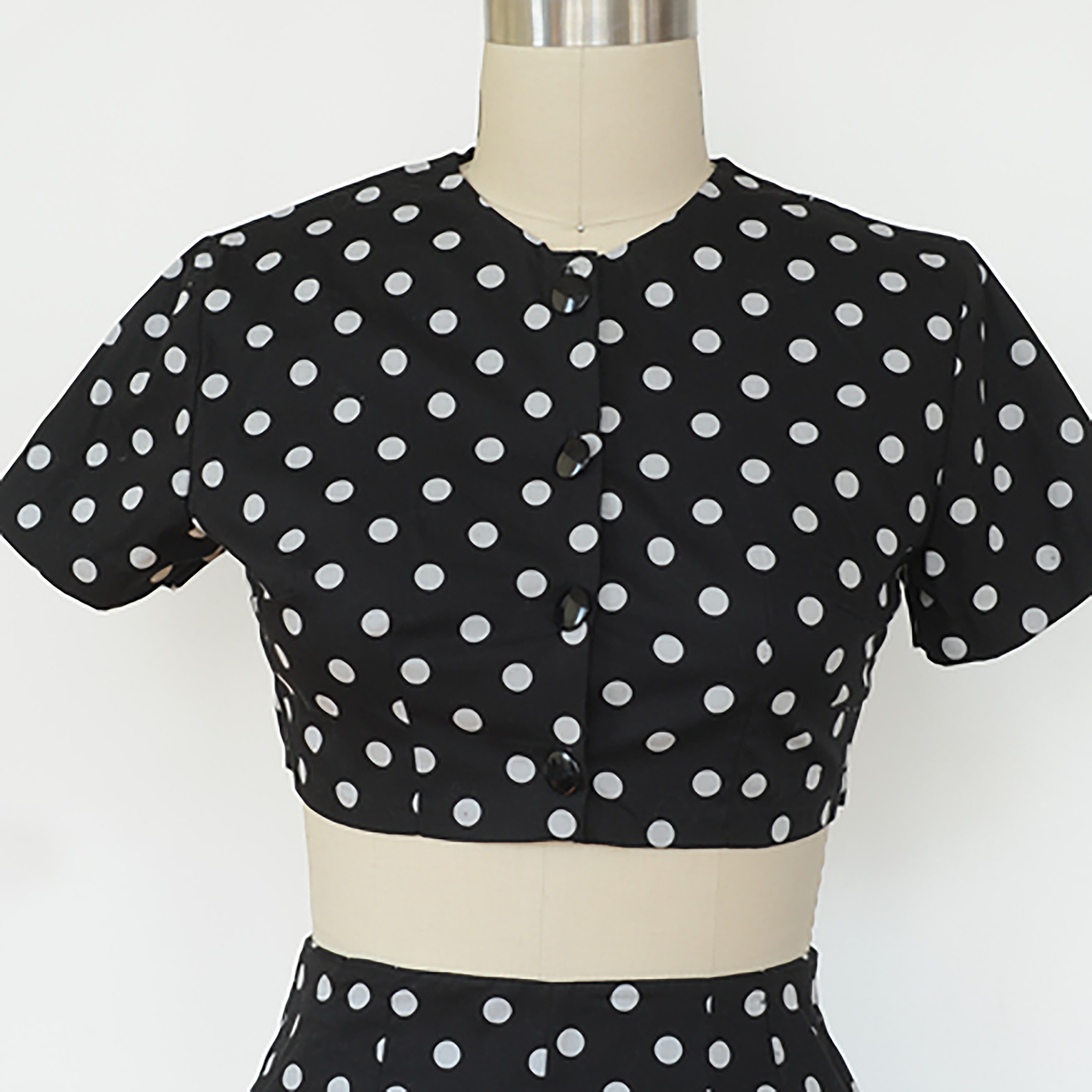 Polka Dot Crop Top