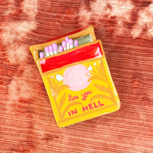 Ceramic See You in Hell Match Striker