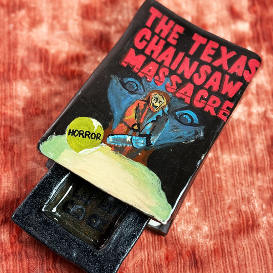 Ceramic Texas Chainsaw Massacre VHS Box
