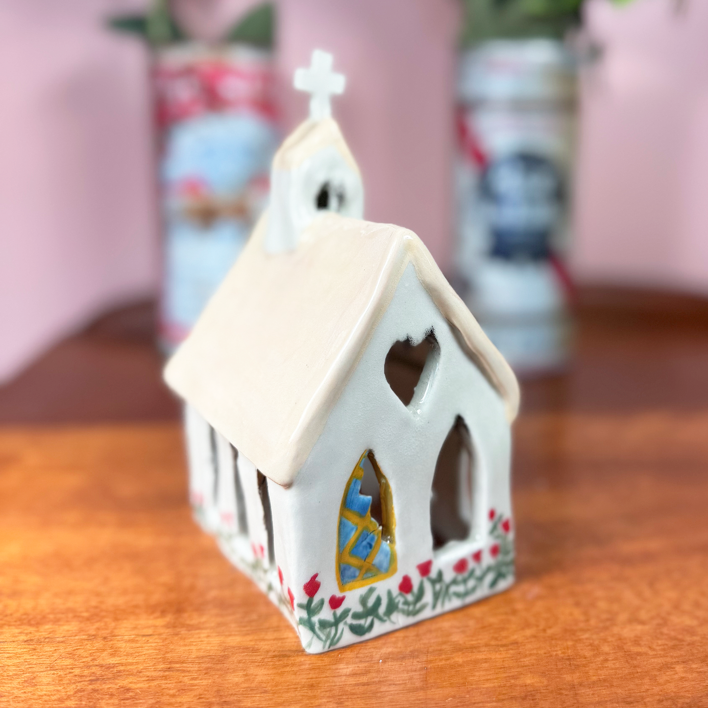 Burning Wedding Chapel Incense Holder