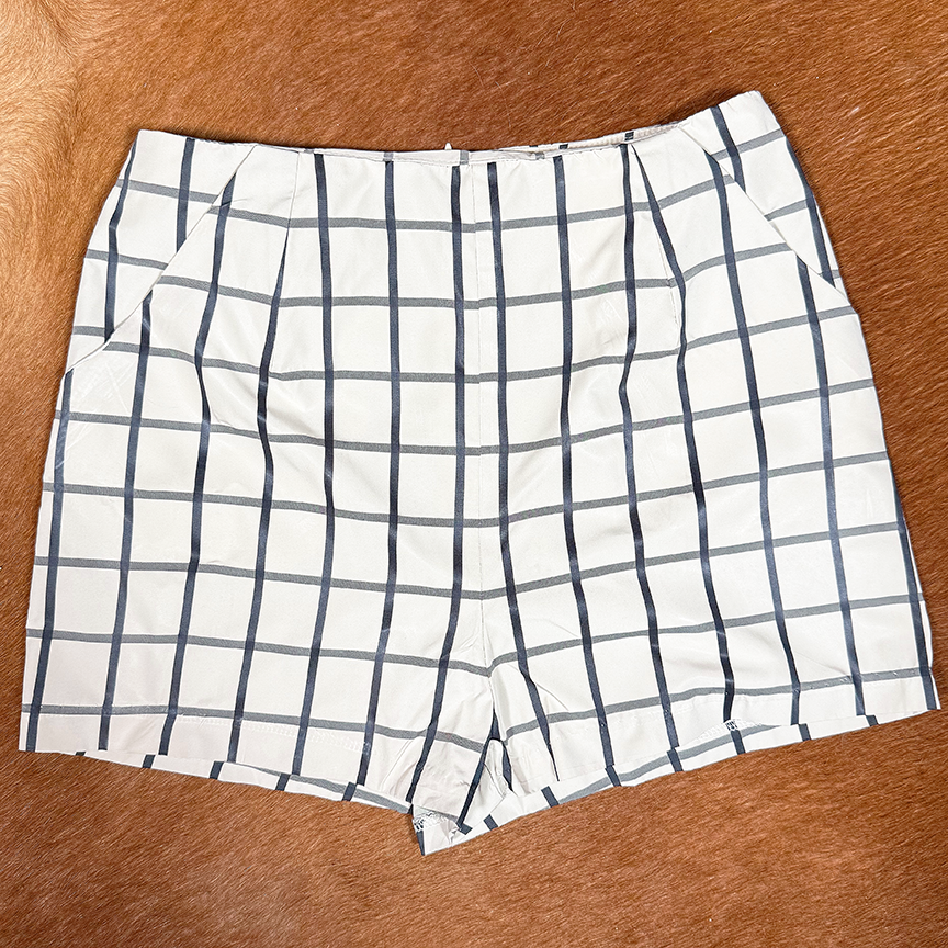 Windowpane Shorts