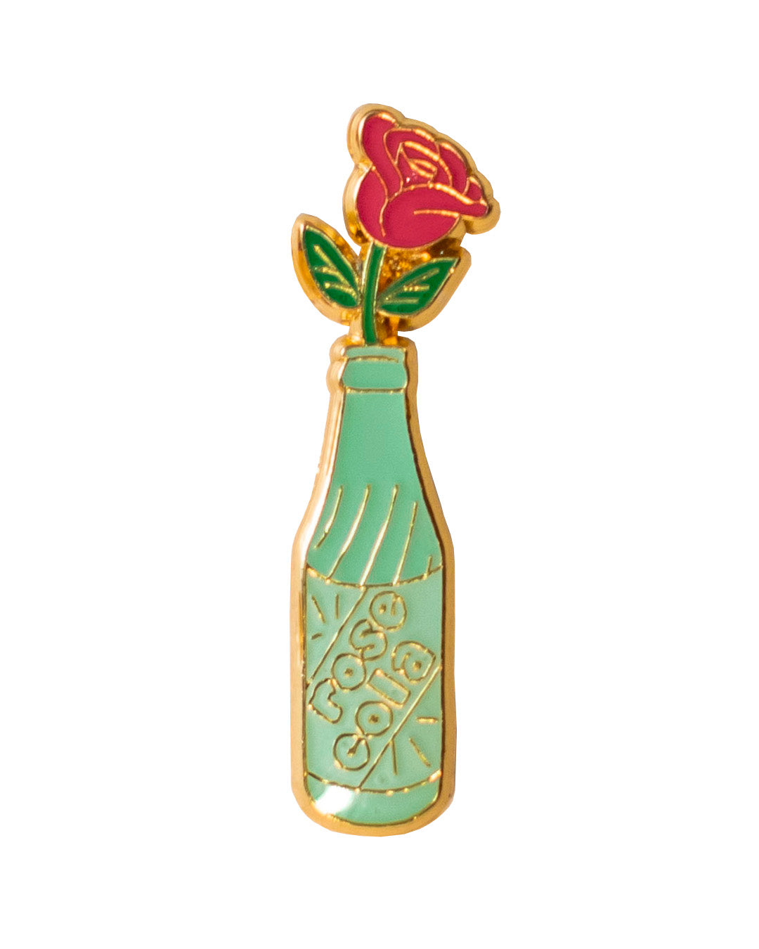 Rose Cola Lapel Pin