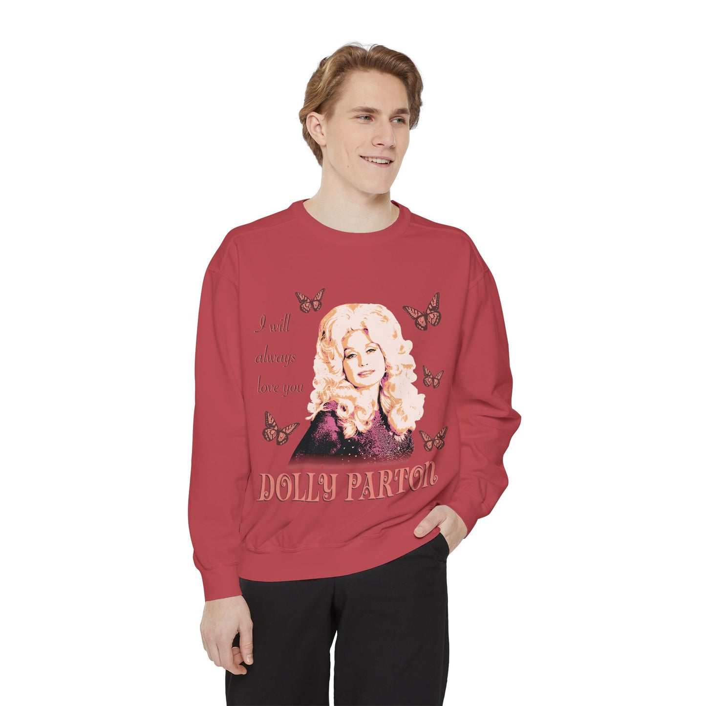 Dolly Parton Butterfly Crewneck