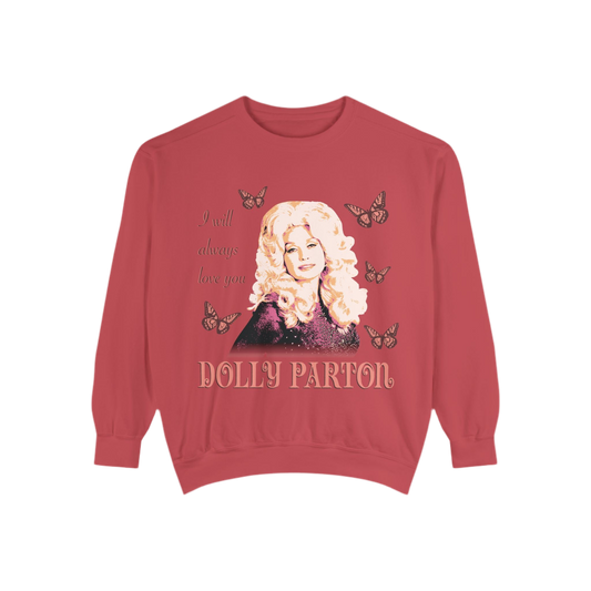 Dolly Parton Butterfly Crewneck