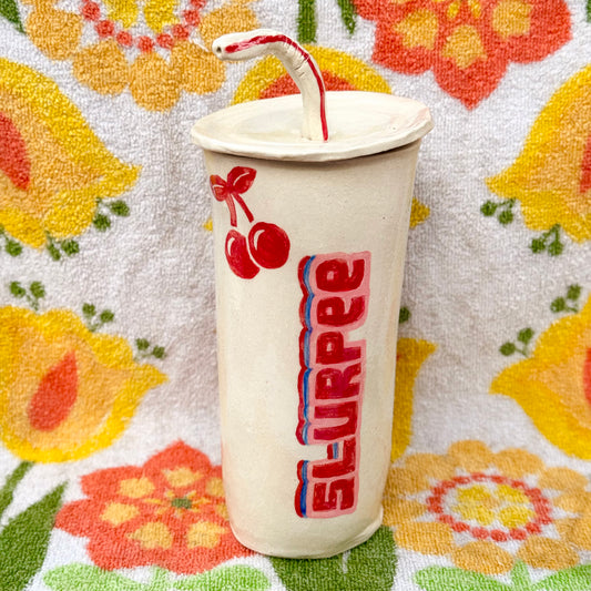 Ceramic Slurpee Cup