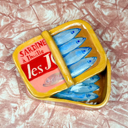 Ceramic Sardine Can - Pink