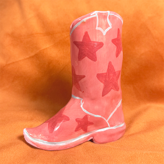 Dolly Parton Ceramic Star Cowboy Boot
