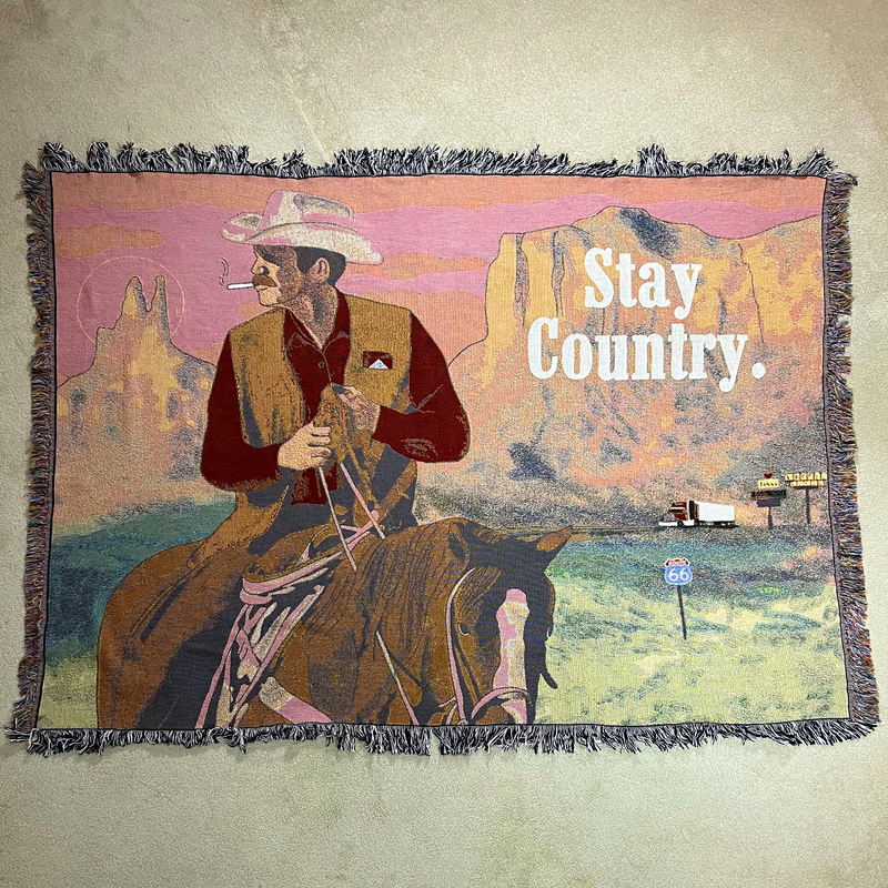 Marlboro Country Woven Blanket