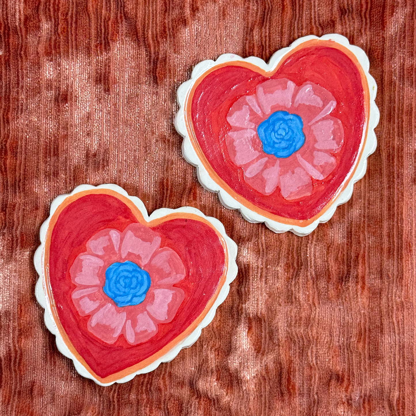 Ceramic Valentine's Coasters