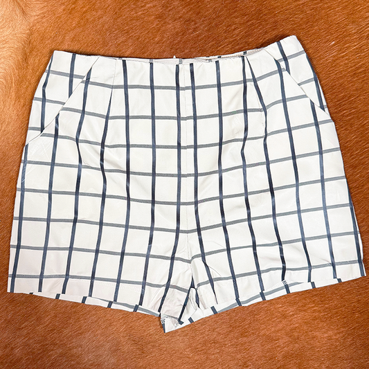 Windowpane Shorts
