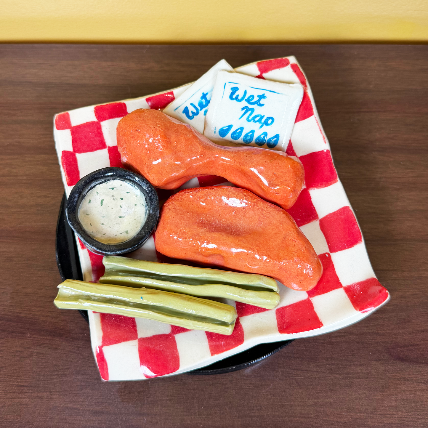Ceramic Chicken Wing Dish