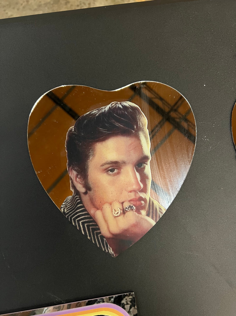 Heart Shaped Elvis Mirror