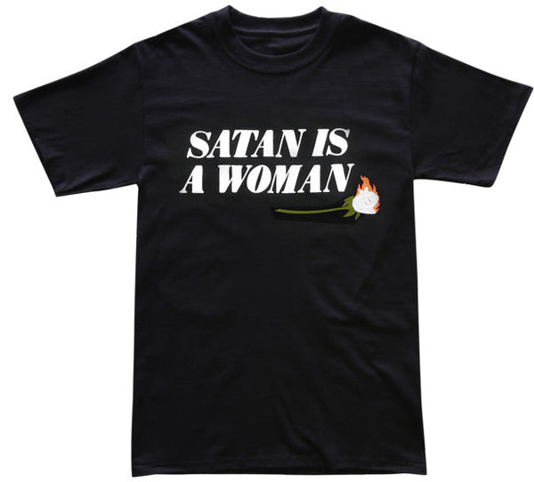 Satan is a Woman t-shirt - black