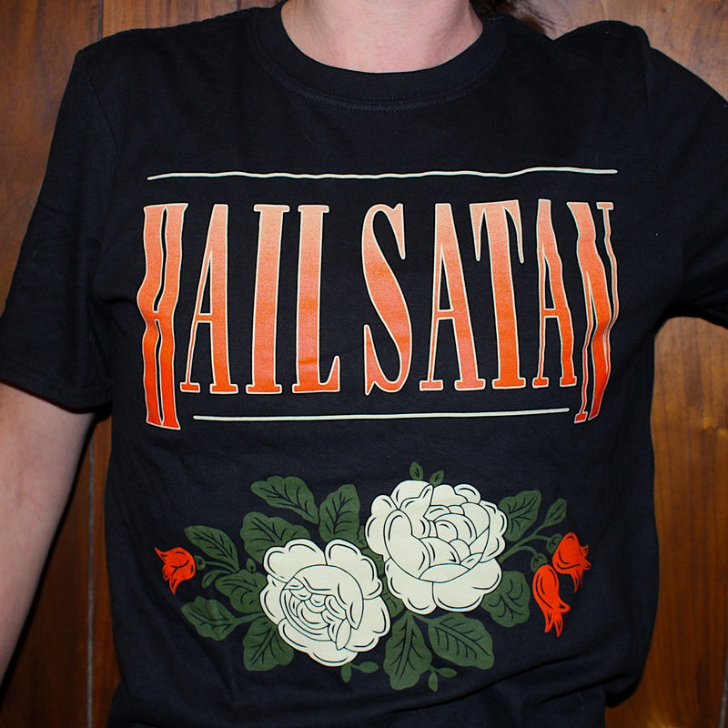 Hail Satan T-shirt - Black