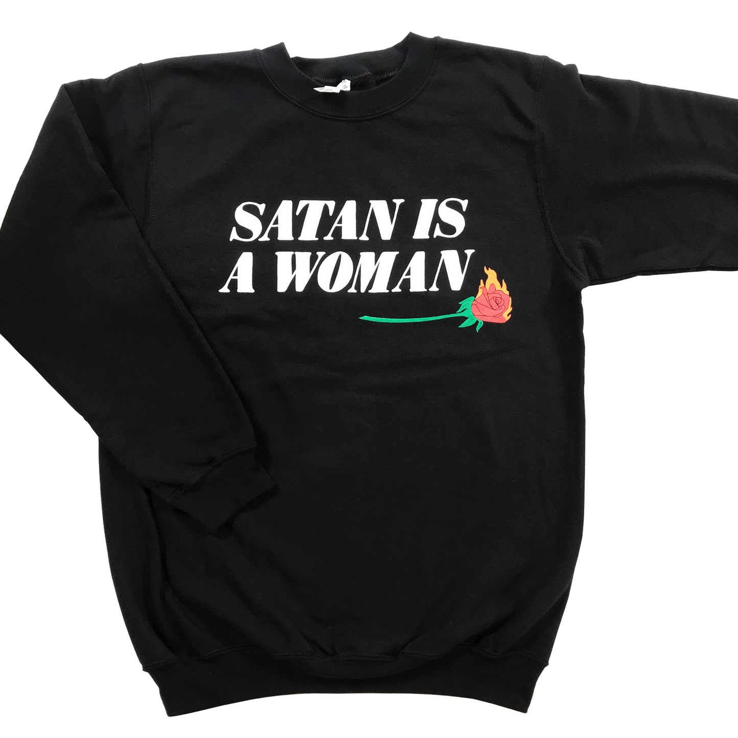 Satan is a Woman Sweatshirt - Black